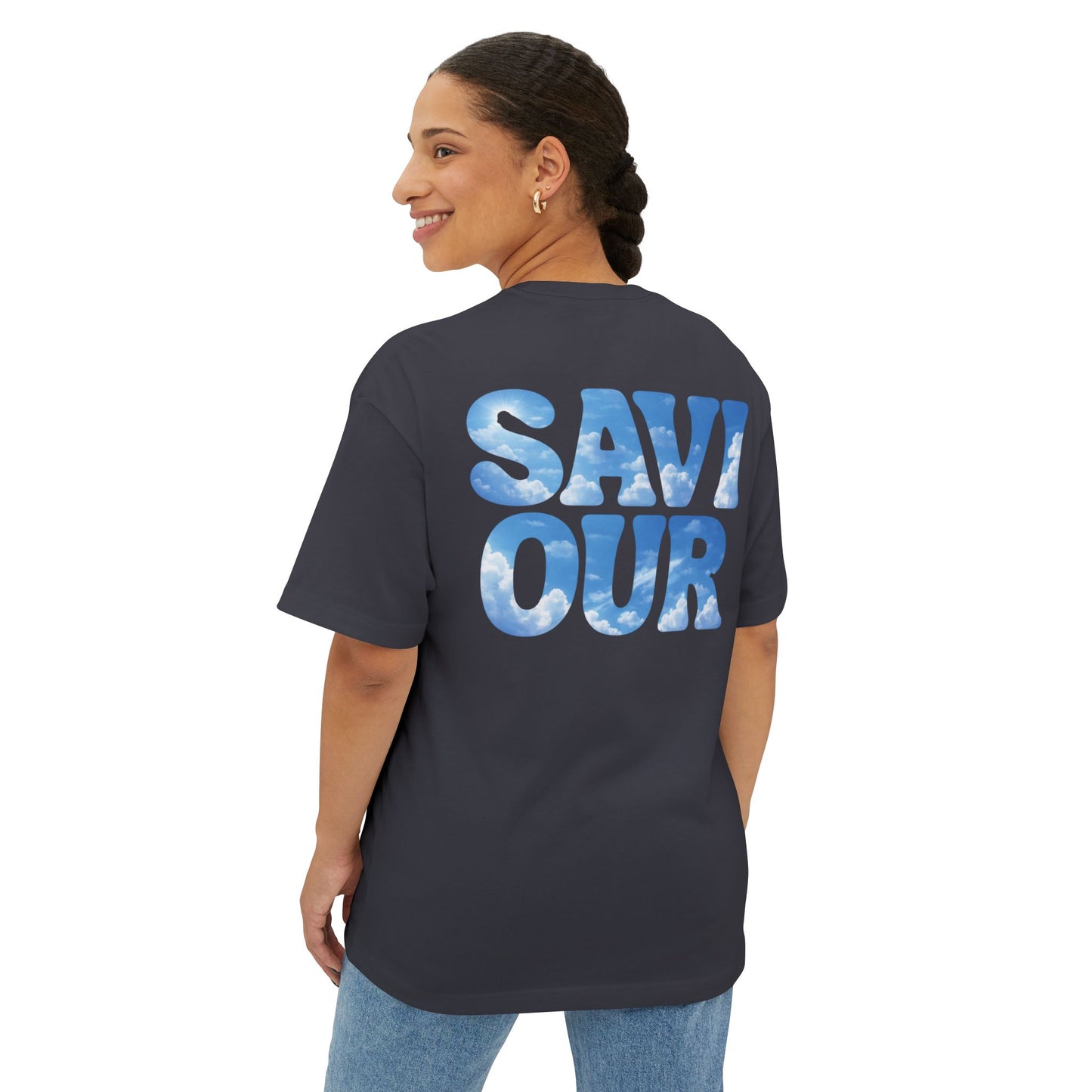Saviour Oversized Sky Top