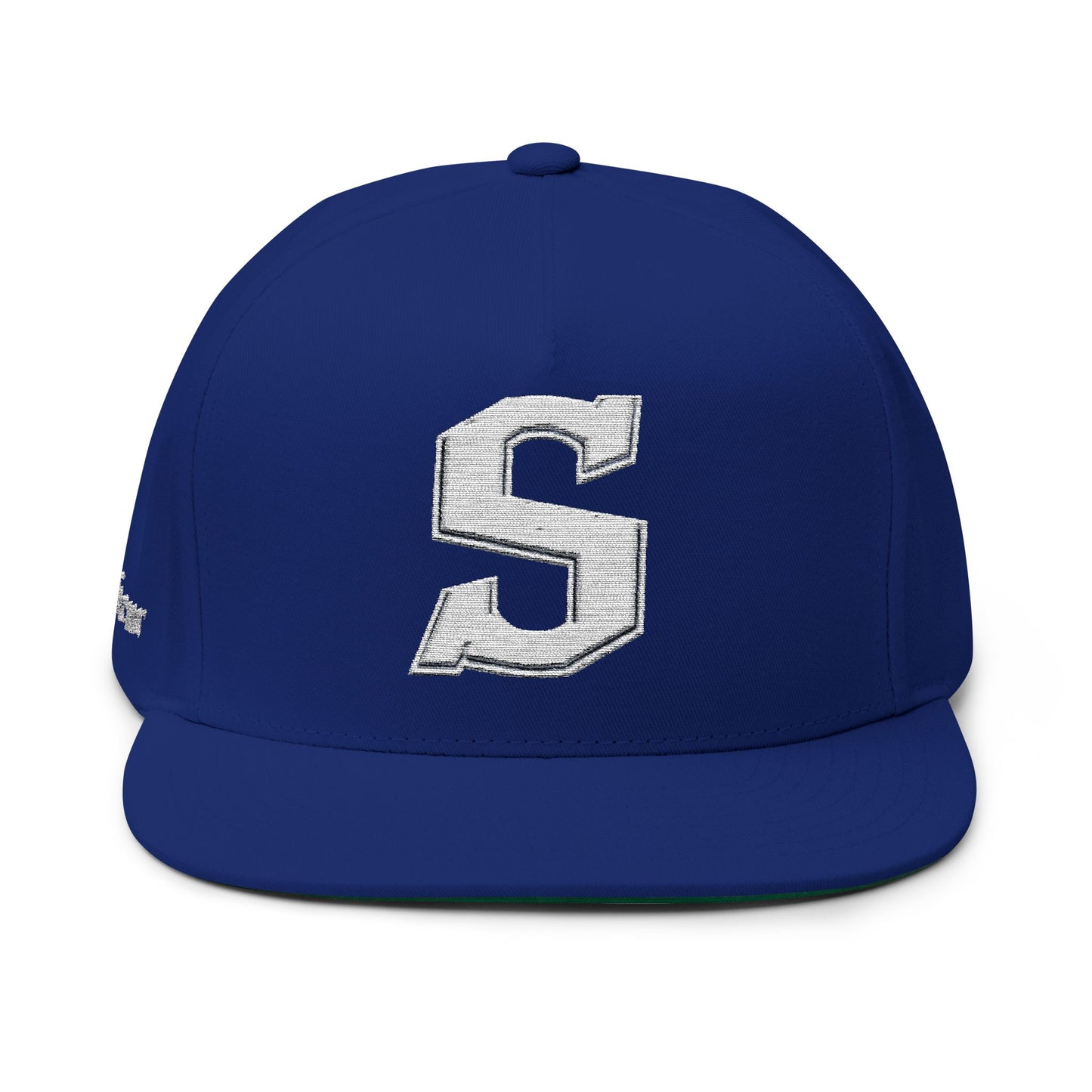 Saviour Embroidered District Flat Brim - White Emblem