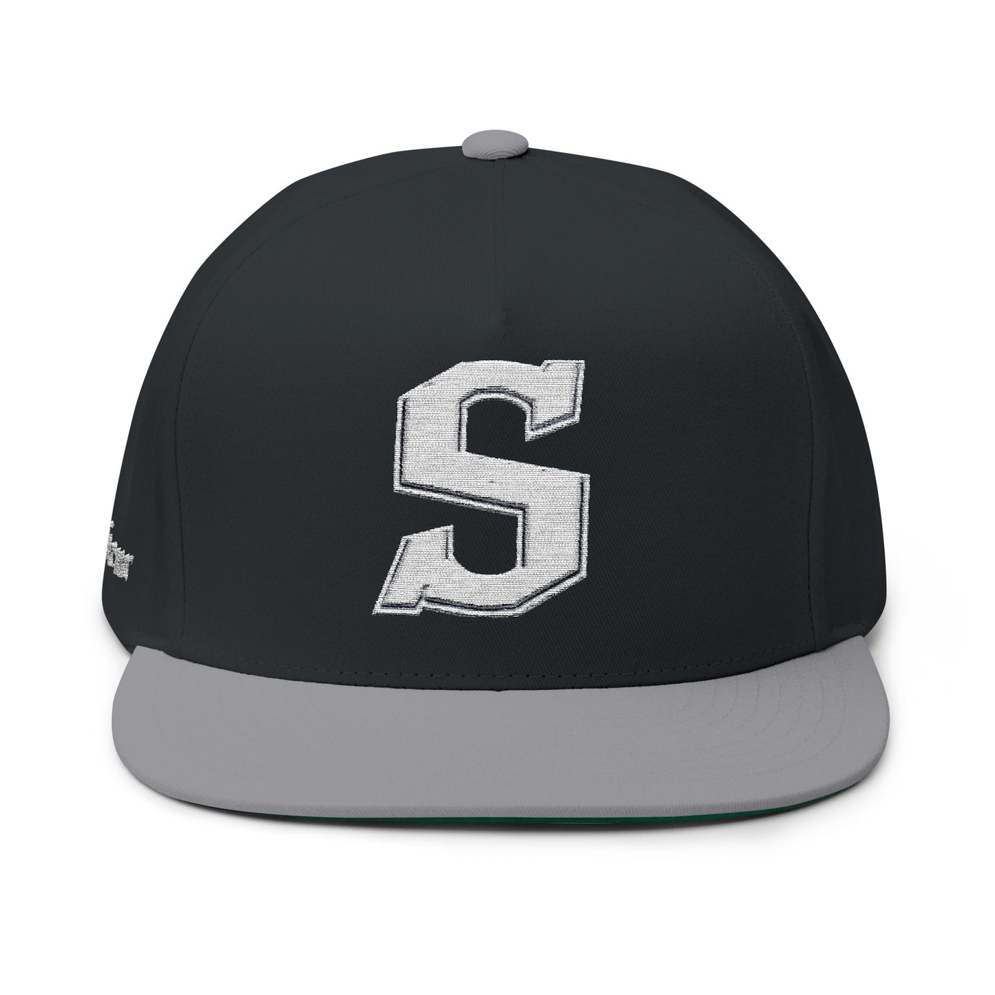 Saviour Embroidered District Flat Brim - White Emblem