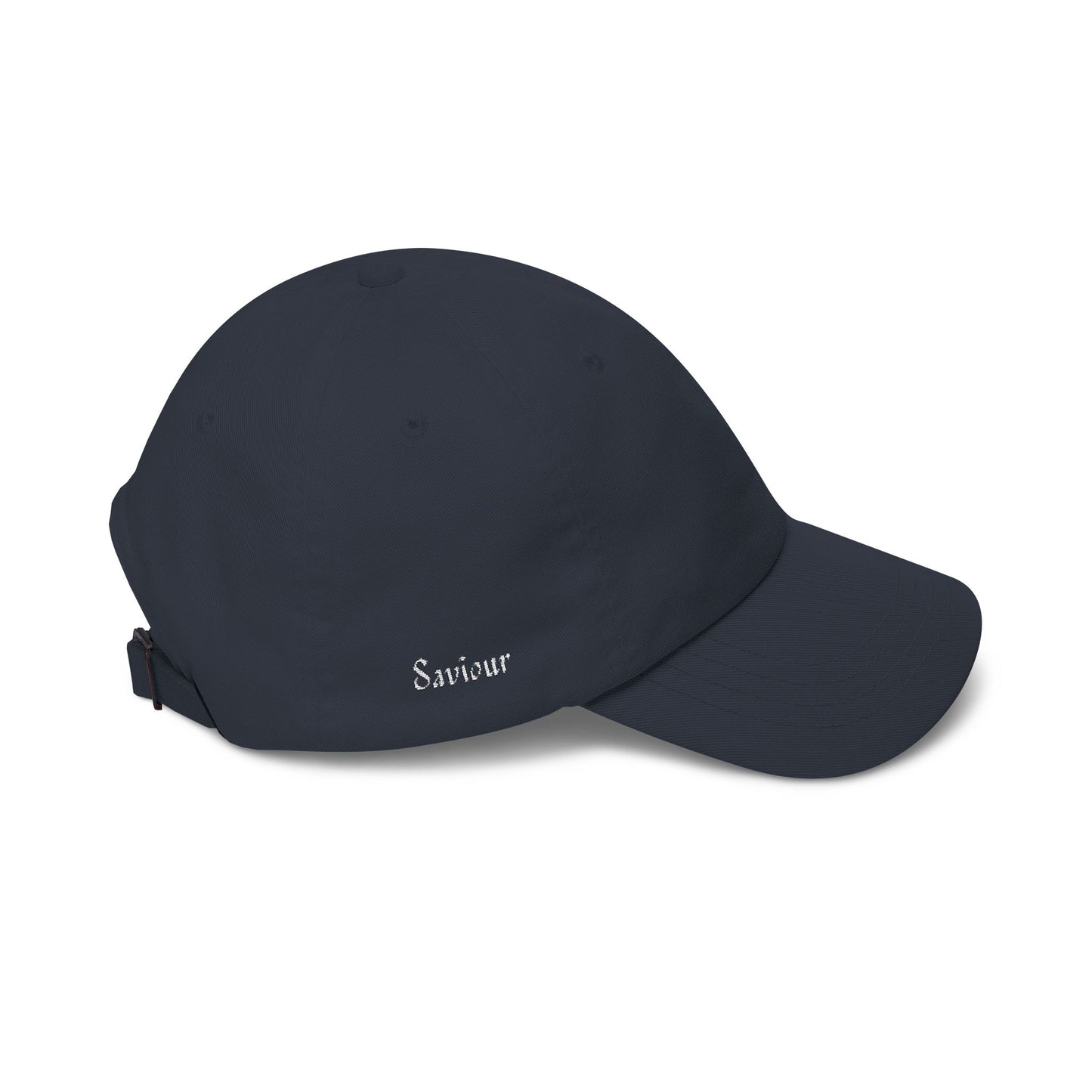 Saviour Embroidered Cap - White Emblem