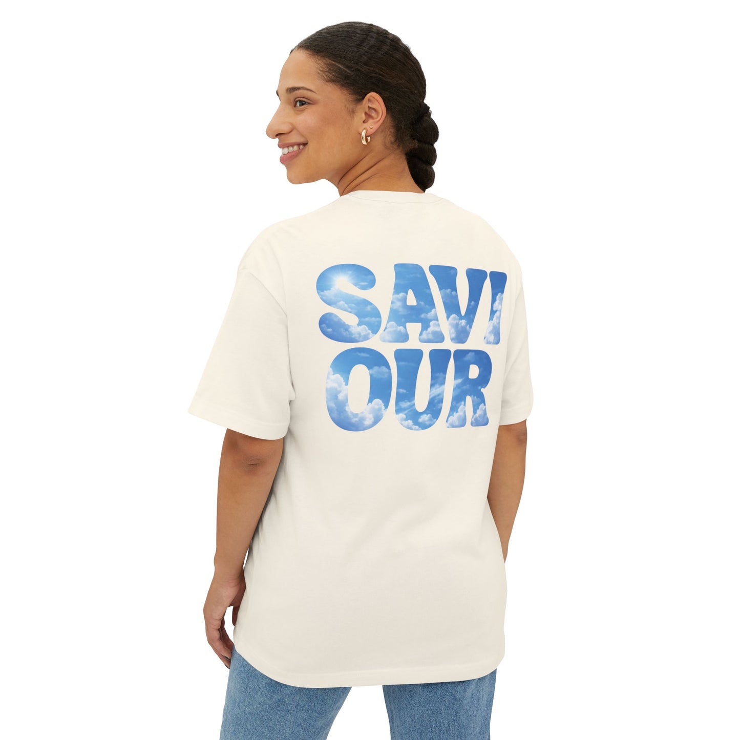 Saviour Oversized Sky Top