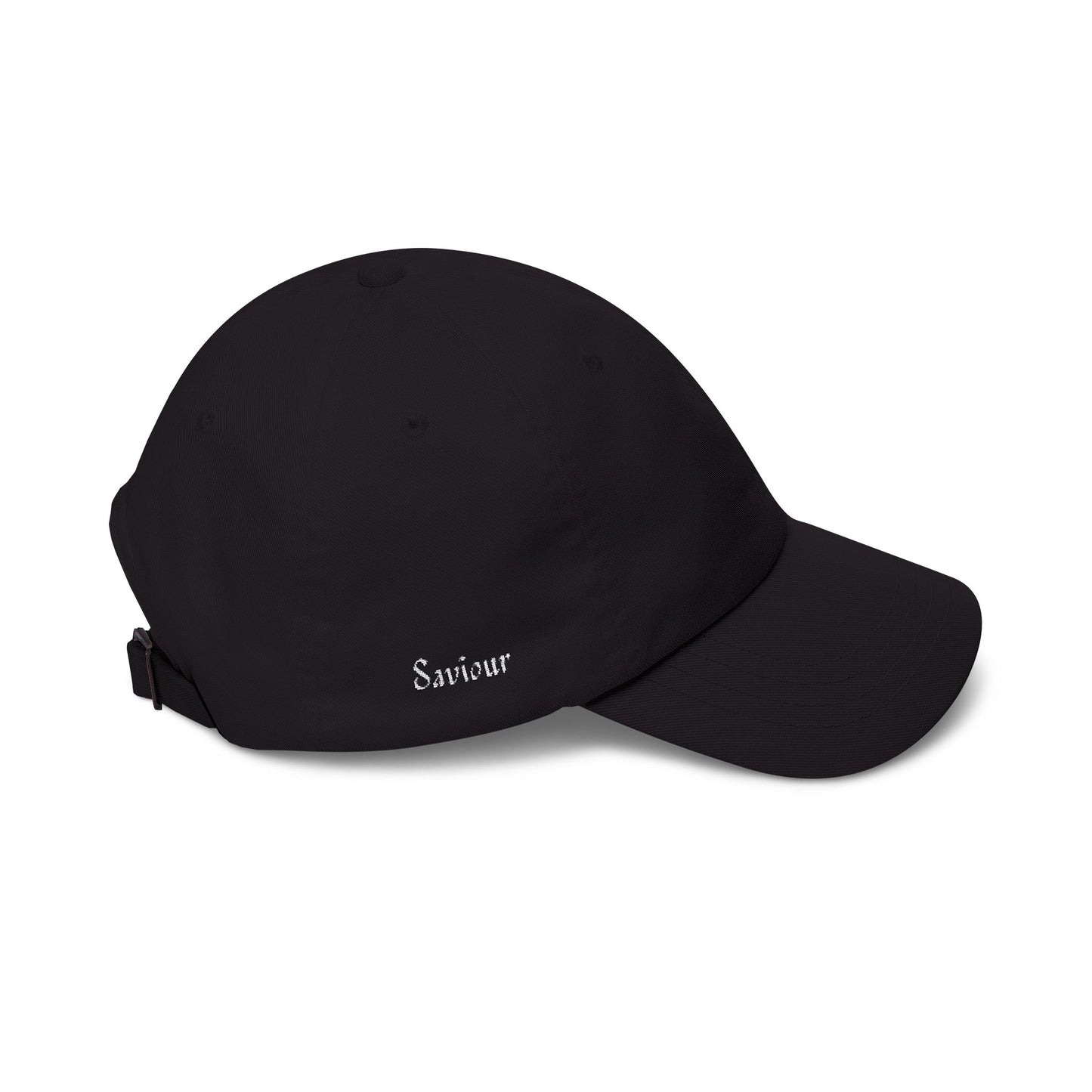 Saviour Embroidered Cap - White Emblem