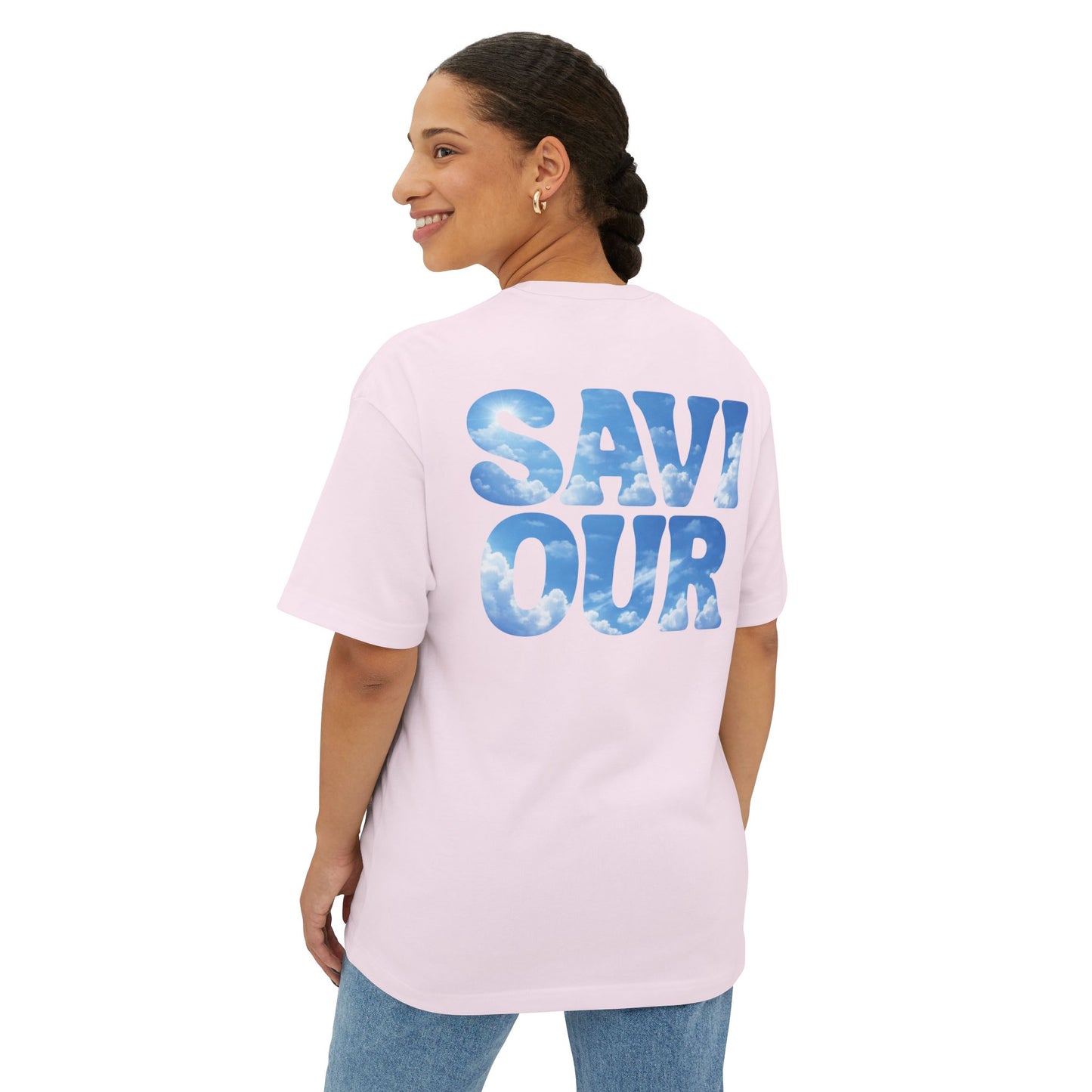 Saviour Oversized Sky Top