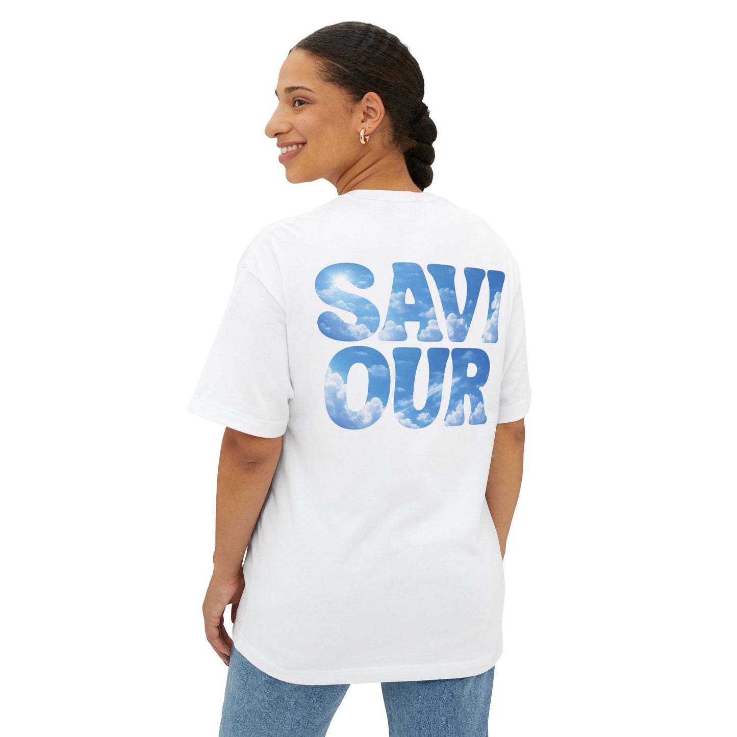 Saviour Oversized Sky Top